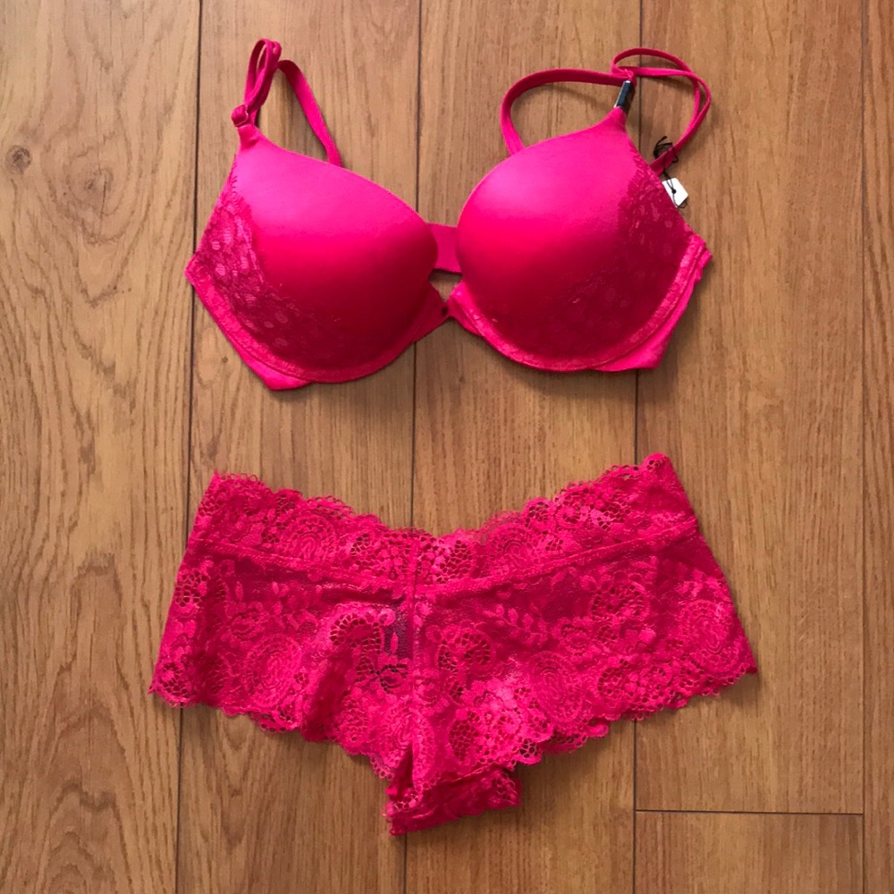 Matching Bra and Panty Set